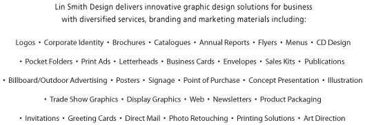 Lin Smith Graphic Design Services